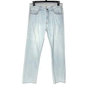 Tommy Bahama Men's W34 Blue Standard Fit Straight Denim Jeans 100% Cotton Blue